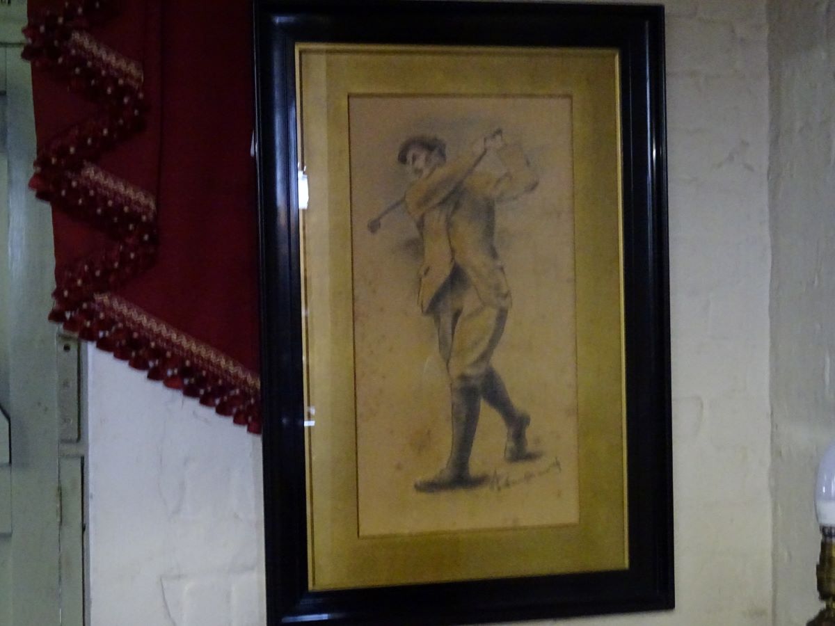 Portrait of golfer Harry Vardon